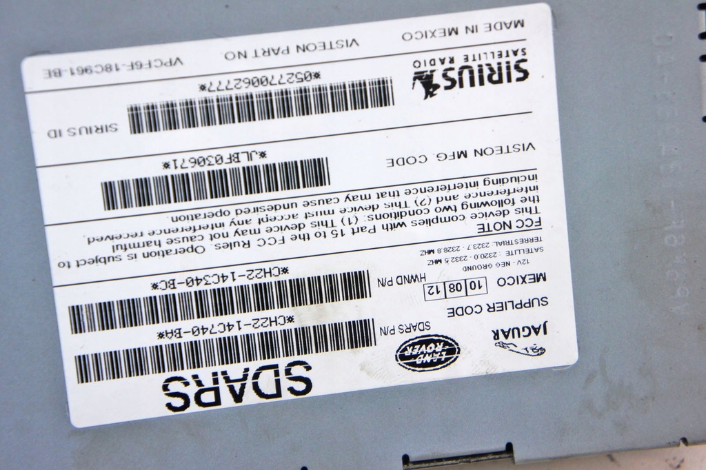 фото №5, Km253 jaguar xj x351 модуль радіо ch22-14c740-ba