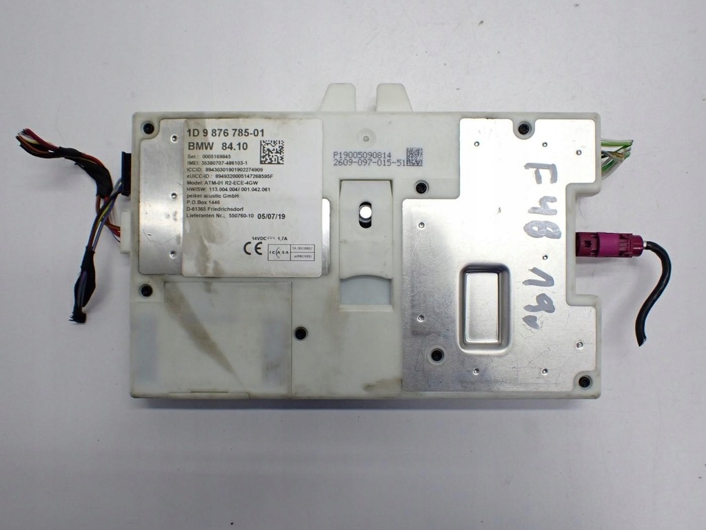 фото №1, Модуль блок управления telematic оригинал 9876785 bmw 2 f45 f46 19r