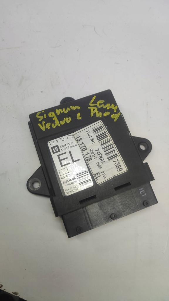 фото №1, Модуль дверь левый перед opel vectra c 13170178el