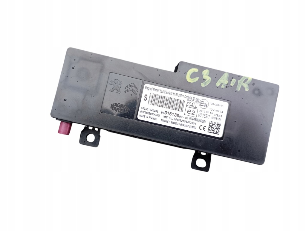 фото №1, Модуль bluetooth citroen c3 aircross opel crossland оригінальний номер 9831613880
