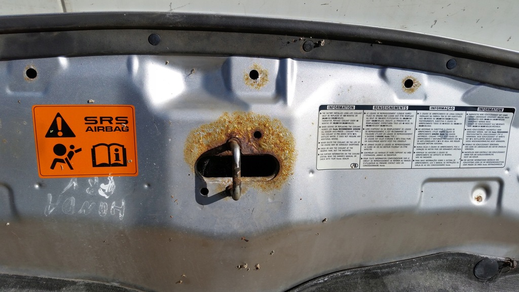 фото №6, Honda fr-v 04 -08 капот передняя