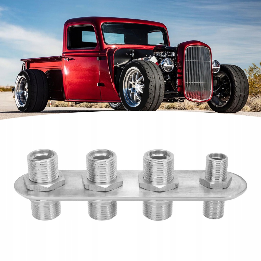 фото №6, Ac bulkhead 181153 100 4 port сріблястий стоп алюміній niezawodny ac dq