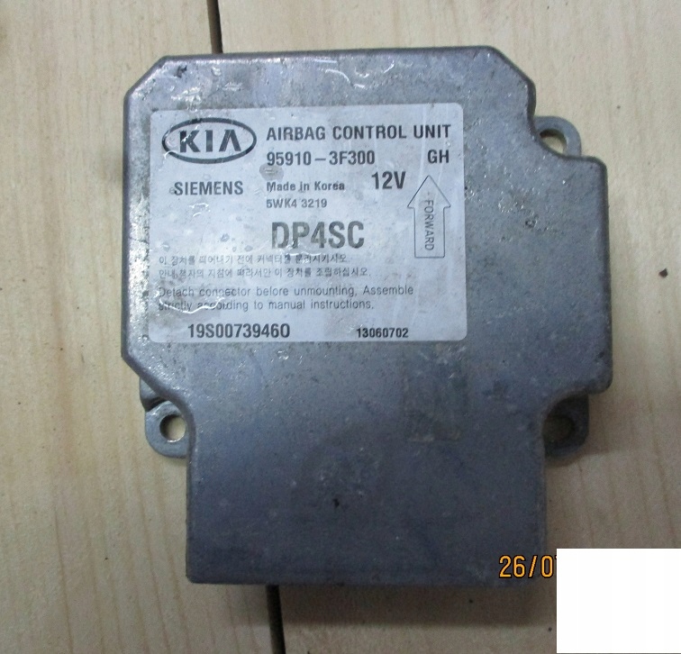 фото №1, Датчик подушка безпеки подушок 95910-3f300 kia opirus 05r