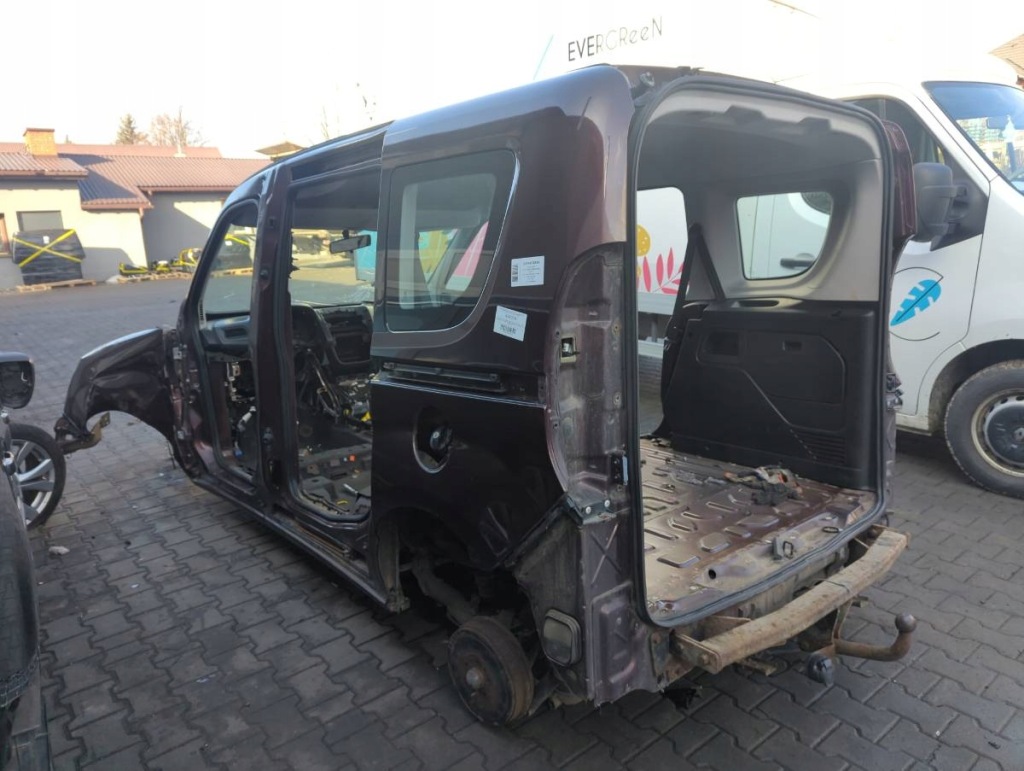 фото №1, Кузов чверть задня лівий правий поріг дах лонжерон fiat doblo ii 10-22