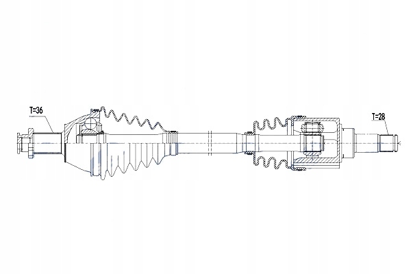 Nty приводной вал приводная vw polo 1.0 14- skoda fabia 3 1.0 14- seat ibiza Цена