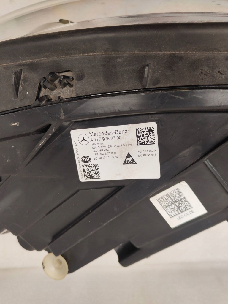 Mercedes-benz a w177 performance комплект лампа a1779062700/a1779064803 Цена