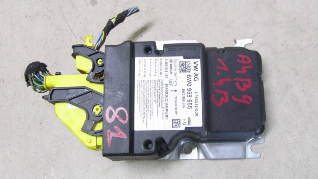 Купити Audi a4 a5 8w модуль датчик подушка безпеки 8w0959655c