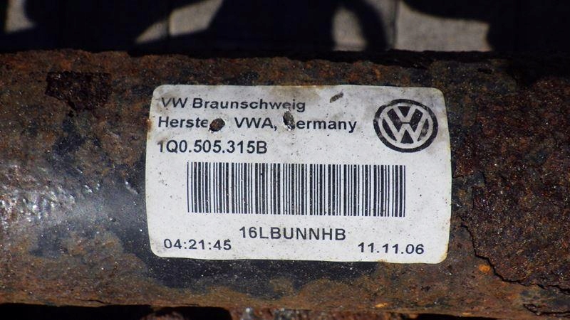 фото №10, Подвеска задние задняя vw eos 2.0 fsi 1q0505315b