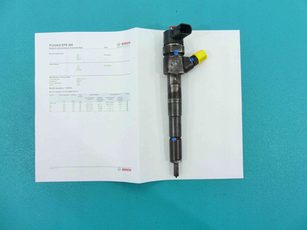 фото №1, Test форсунка alfa romeo 156 0445110111 1.9 jtd