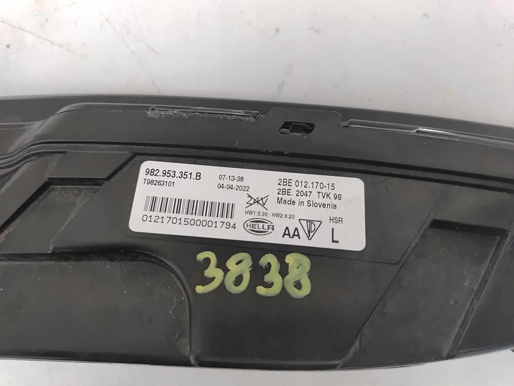 фото №9, Porsche cayman boxster 982 718 противотуманная фара led drl поворотник левый 3838