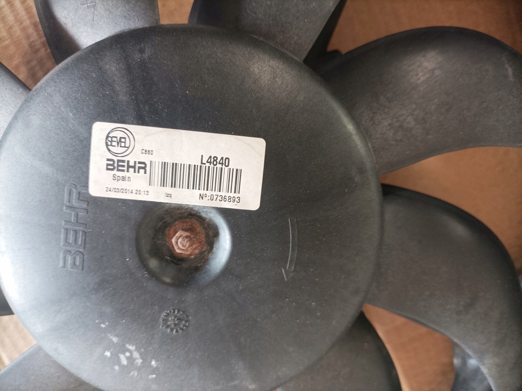 фото №8, Boxer ducato jumper вентилятор радиатора n5778003