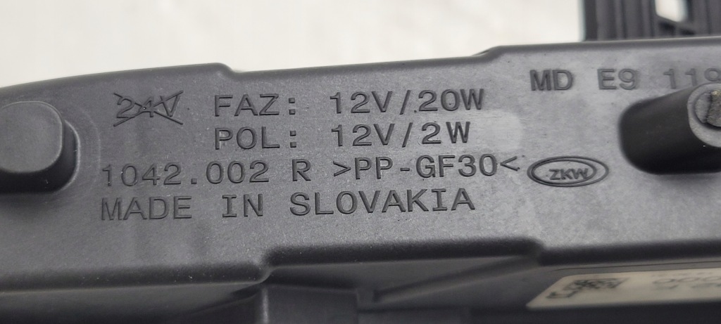 Противотуманная фара правый led фонарь  drl porsche panamera 2 2016- 971953042f с Разборки