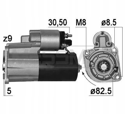 фото №1, Стартер era 221009a