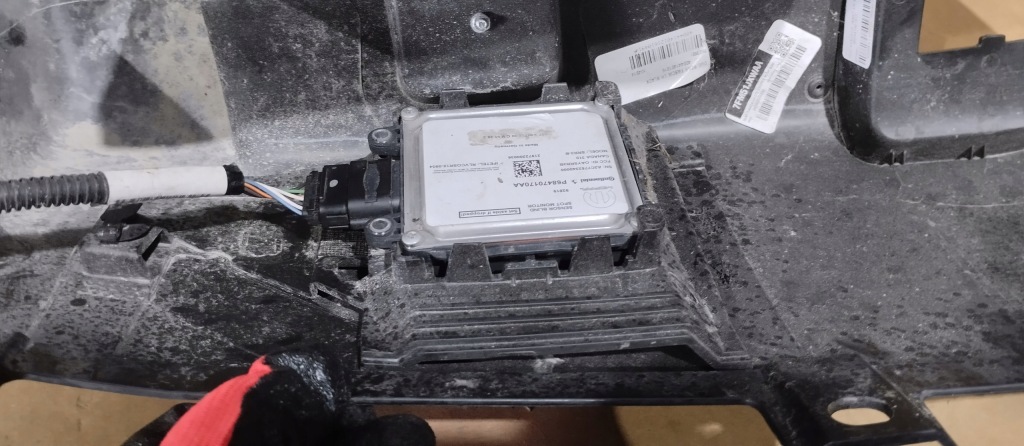 фото №7, Бампер задняя уголок + датчик мертвого pola ducato boxer jumper promaster