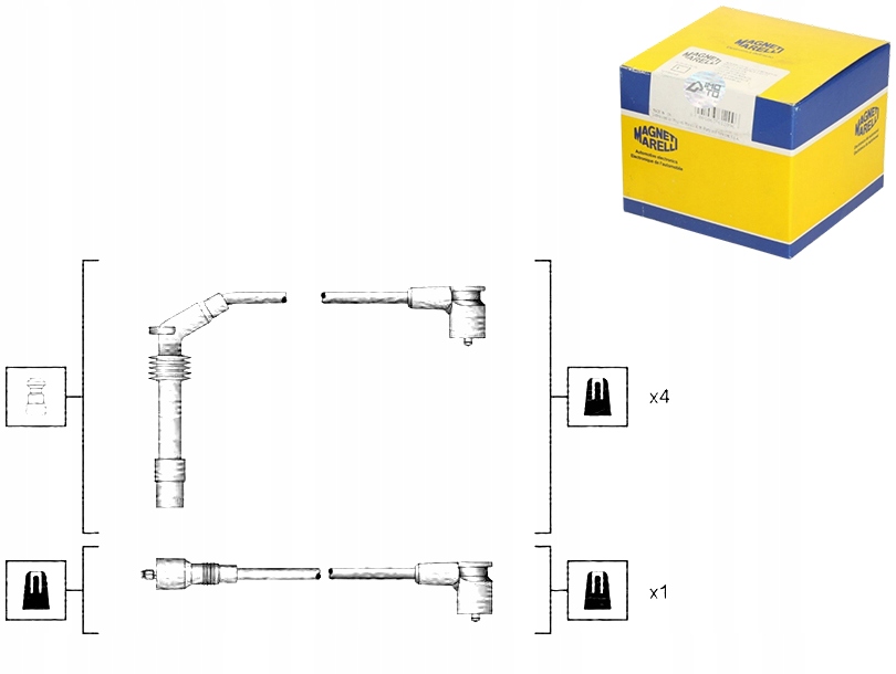 фото №1, Набор трубопровод зажигания magneti marelli 941318111140