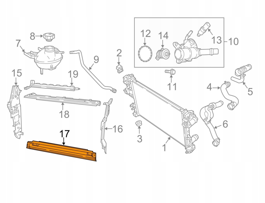 Купити Труба впускний повітря до jeep compass mp 2017-2020