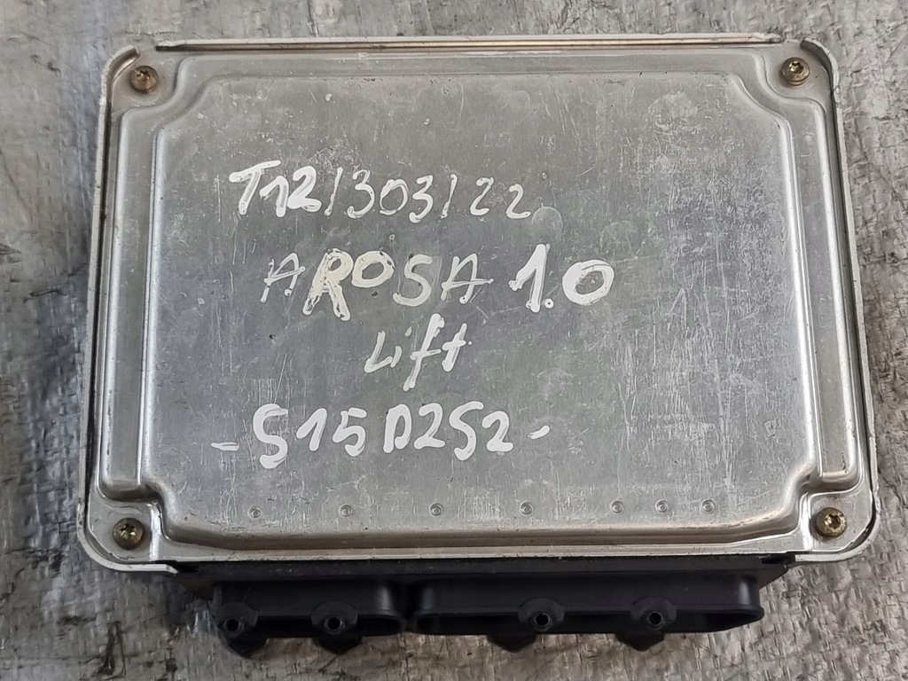 фото №8, Блок управления бортовой компьютер двигателя оригинальный номер 030906032as seat arosa 1.0b auc 01r