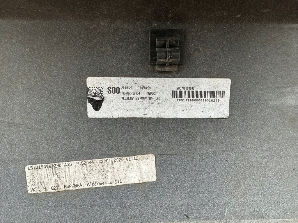 фото №8, Бампер задня задній bmw 3 g21 kombi m-pakiet msp + спойлер повний