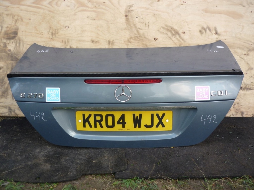 фото №2, Mercedes w211 c747 крышка багажника задняя