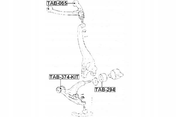 фото №13, Сайлентблок передньої важіль нижній hyd toyota ce