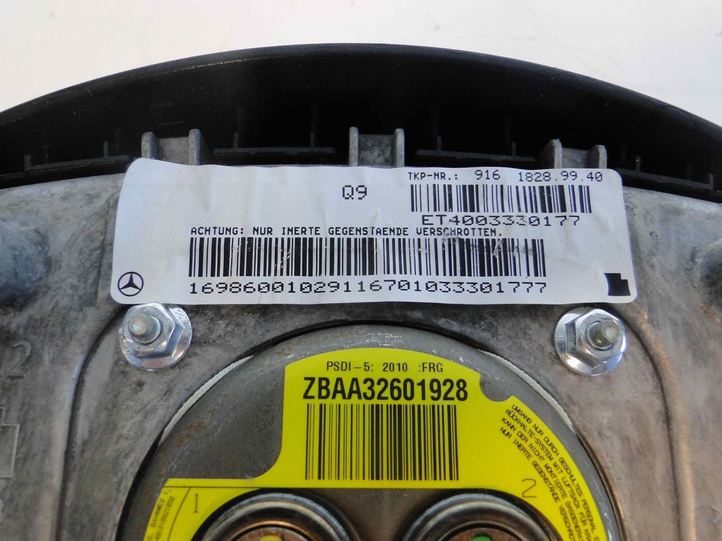 фото №7, Mercedes подушка w кермо подушка безпеки a klasa w169 169