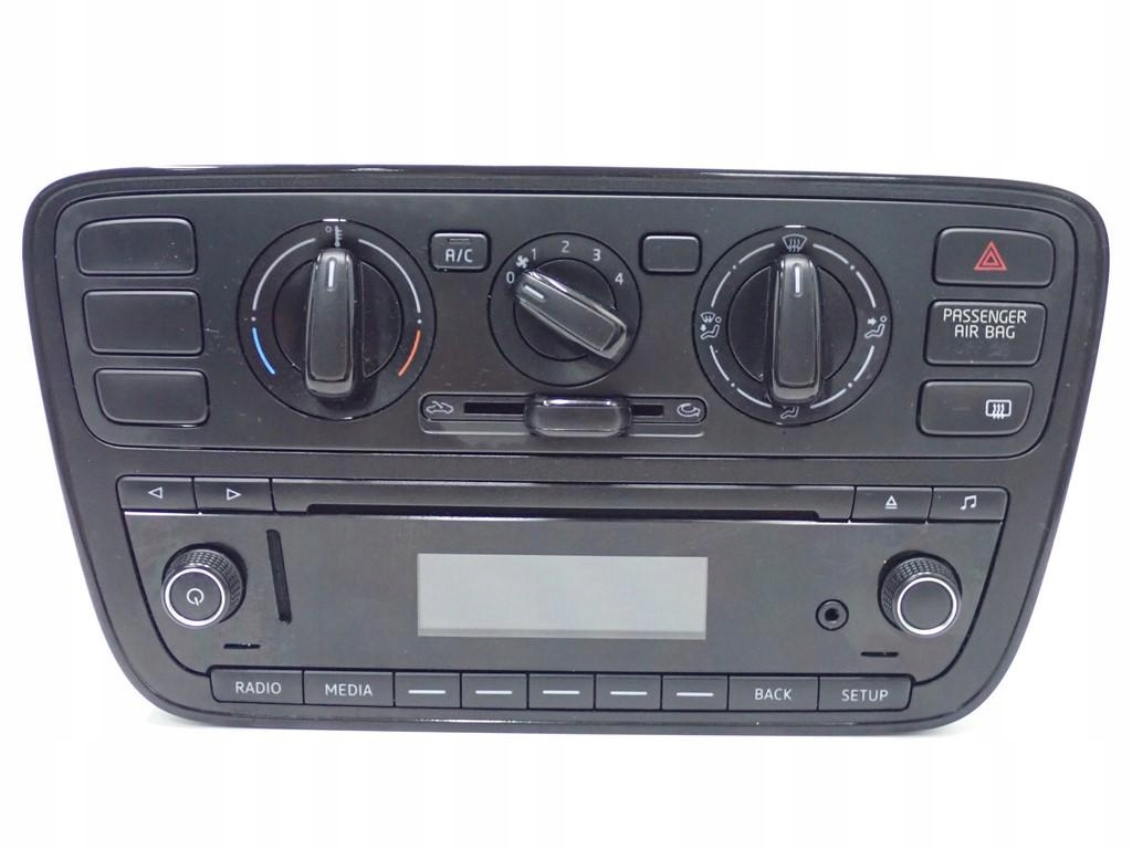 фото №1, Радио заводской панель обдув оригинал 1sl035867 seat mii 18r