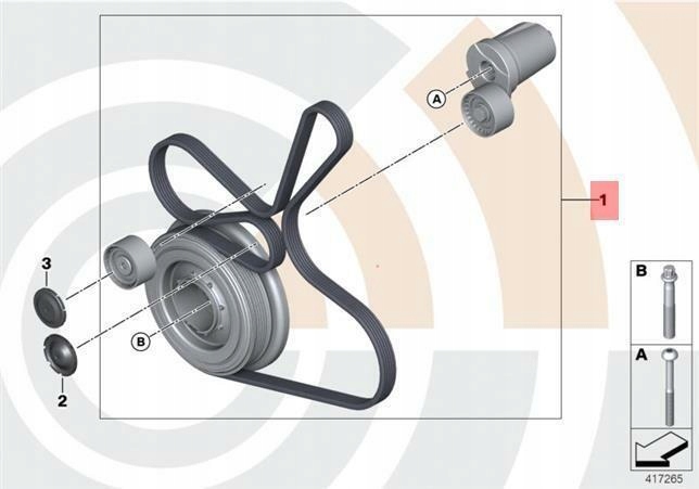 фото №11, Оригінальний номер bmw набір ремінь обладнання bmw 1 e88 118d 120d