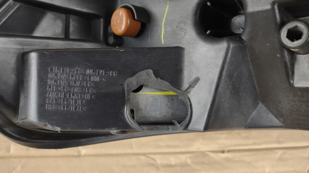 фото №11, Лампа левая dodge ram iv 13-18 eu линза+ led оригинальный номер