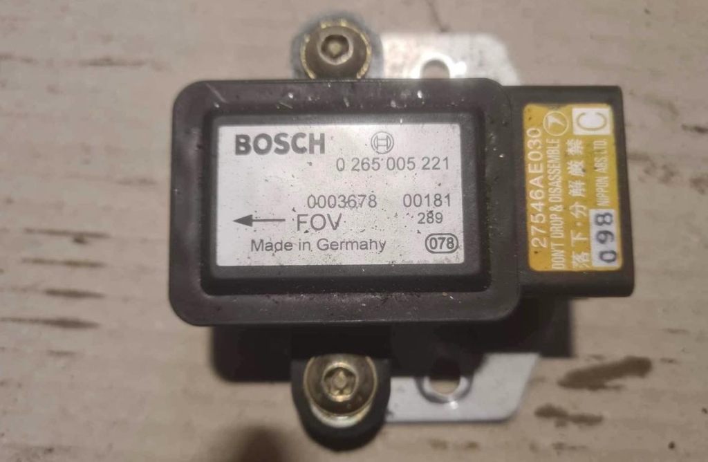 фото №1, Датчик g датчик subaru outback ii 27546ae030