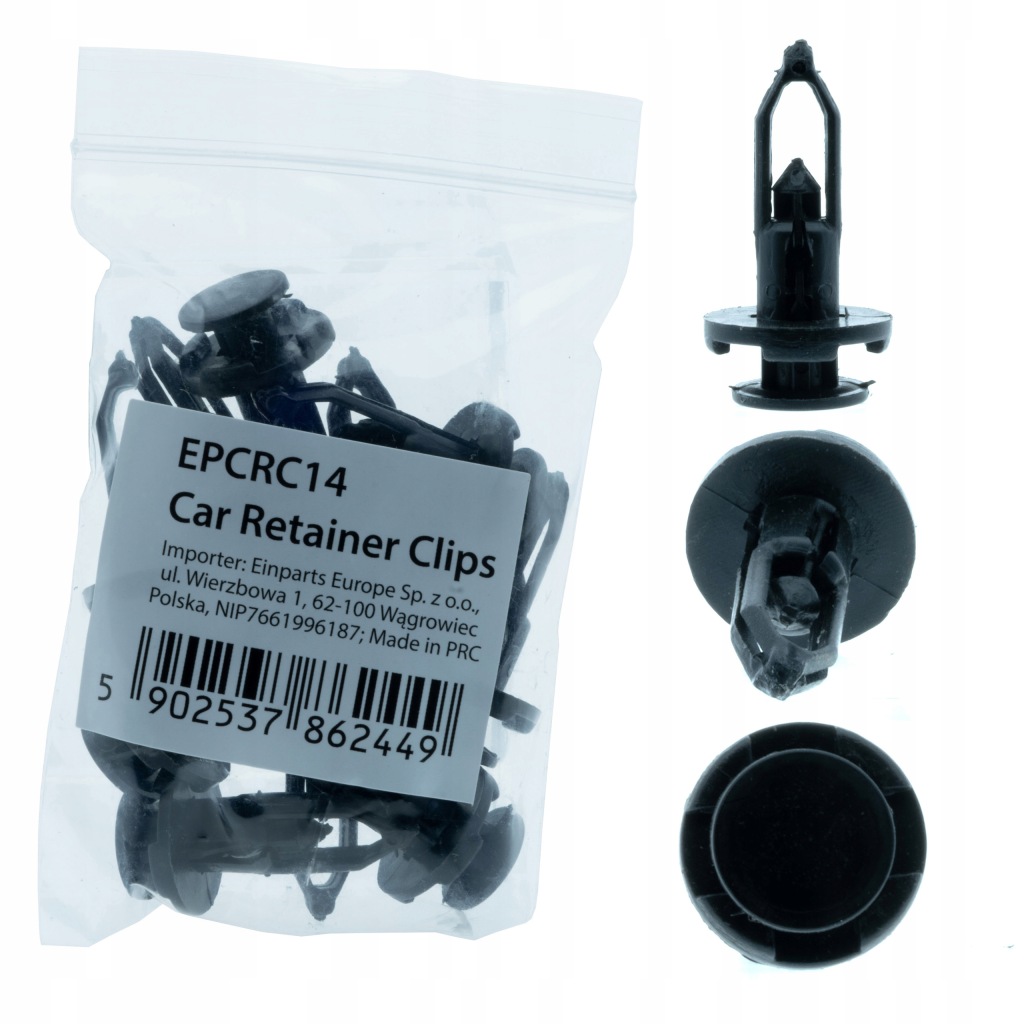 10x кліпси кліпси штифти do автомобіля + хомути стяжні 2.5 100 100x чорні Доставка