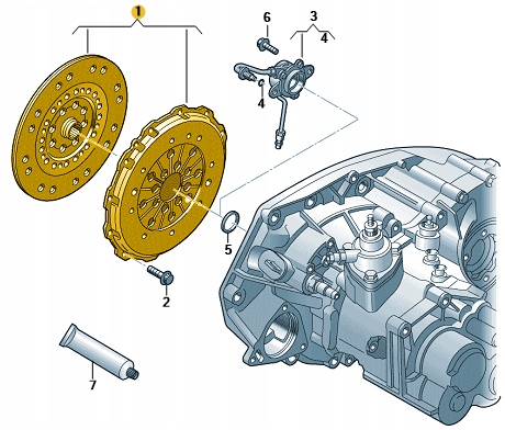 фото №4, Набір зчеплення vw arteon passat b8 2.0 tdi