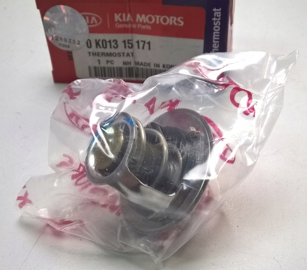 фото №1, Kia rio carens hyundai galloper lantra термостат 0k01315171 оригинальный номер