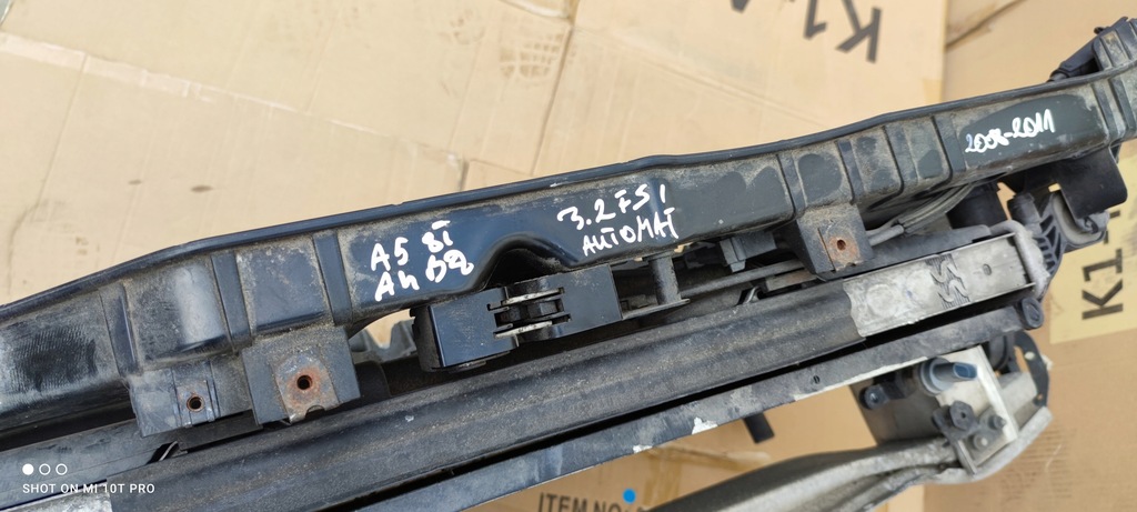 фото №12, Pas передній kompletny audi a5 8t 3.2 fsi 2008-2011