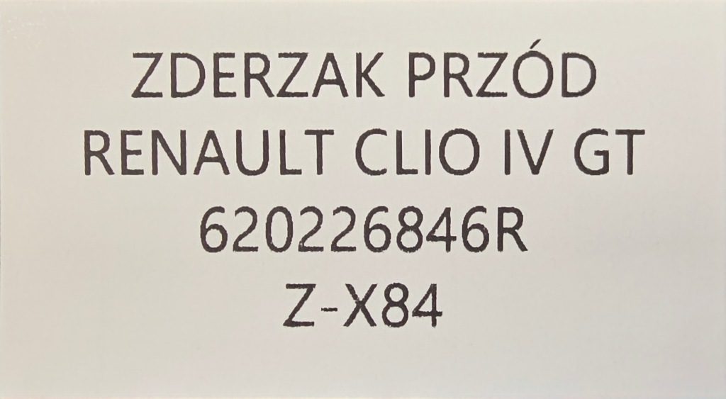 Новий оригінальний бампер перед renault clio iv gt sport - 620226846r Доставка