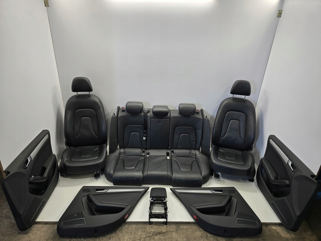 фото №1, Audi a4 b8 kombi 12r сиденья заднее сиденье обшивки