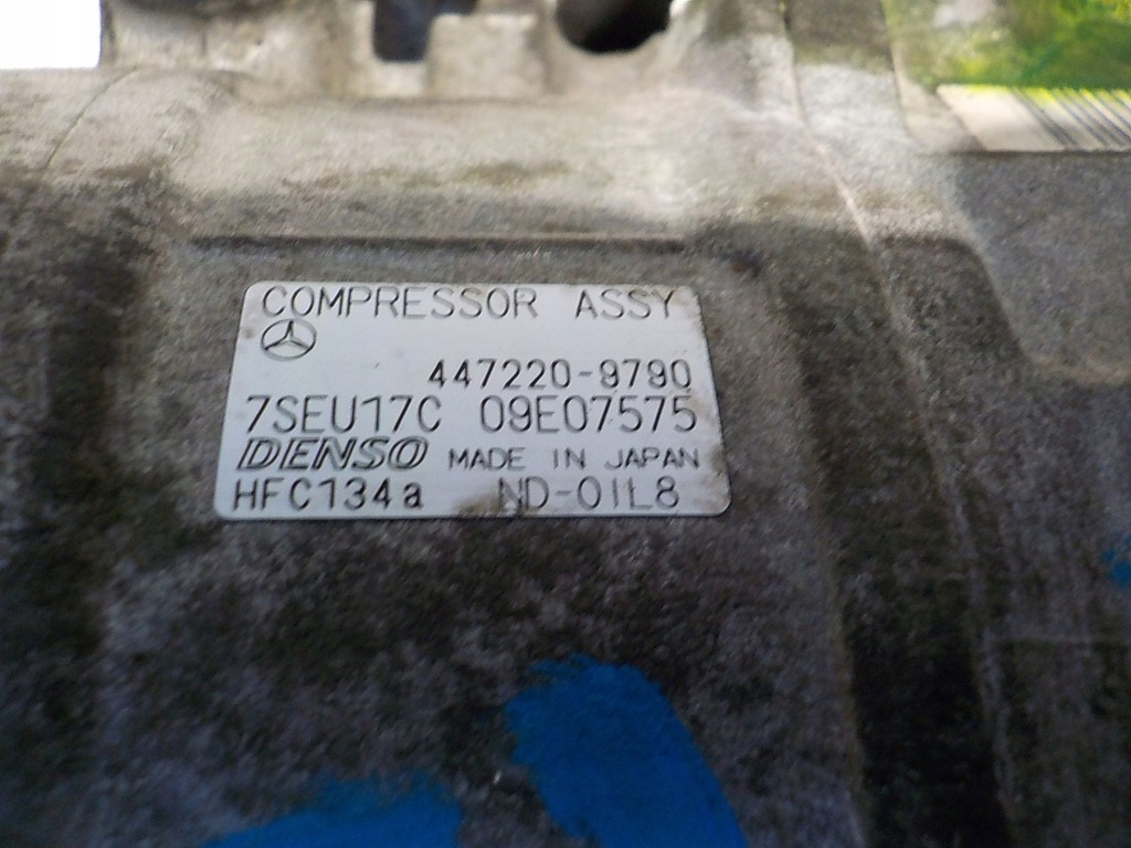 фото №13, Mercedes w203 компрессор кондиционера 447220-9790