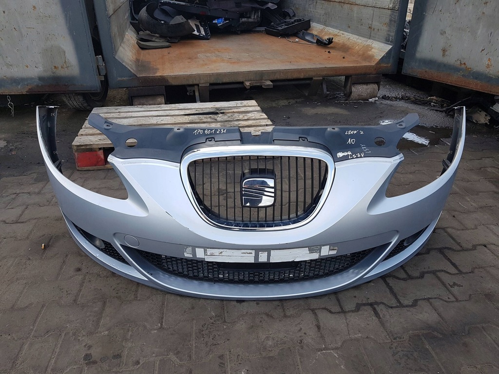 фото №1, Seat leon 2 ii 05-09r бампер перед передній решітка радіатора ls7y
