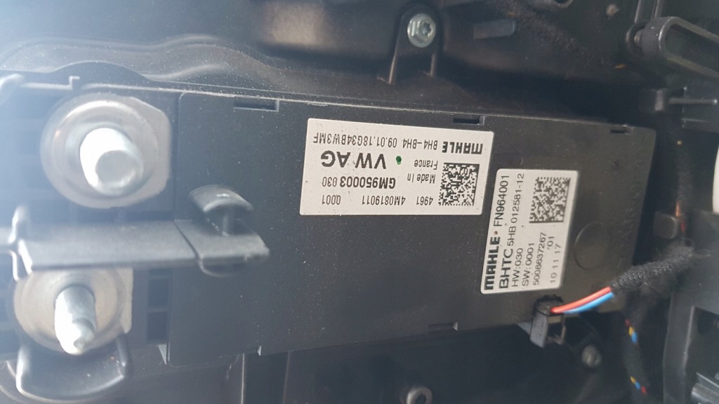 фото №5, Обігрівач vw touareg iii 4m1820001k eu