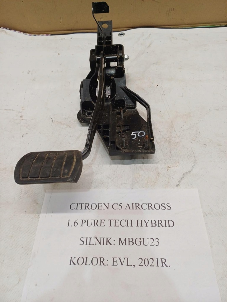 фото №1, Педаль тормоза автоматическая коробка передач citroen c5 aircross 2021 1.6 бензин гибрид