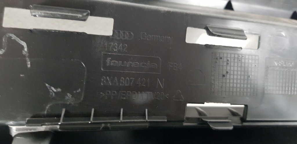 фото №8, Audi a1 s-line спойлер дифузор бампера задня 8xa807421n