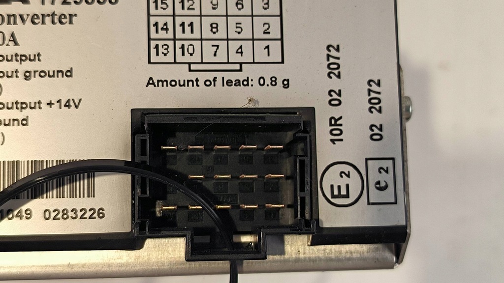 фото №3, Перетворювач напруги 1729858 scania r 420 r420