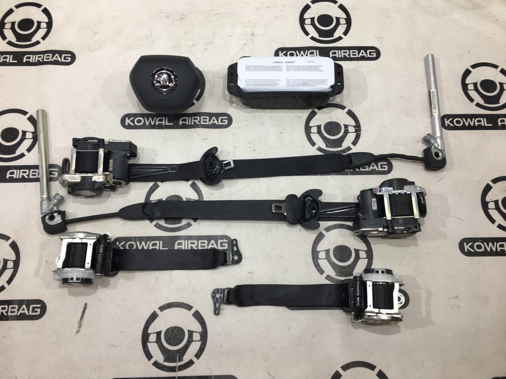 фото №6, Skoda enyaq 2020 приборная панель консоль подушка безопасности подушки безопасности ремни оригинал демонтаж