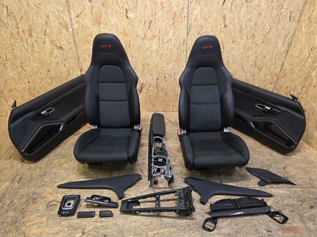 фото №12, Porsche boxster cayman 982 сиденья обивка середина салон кожа gts 718 el