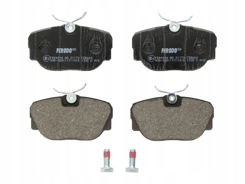 фото №1, Тормозные колодки тормозные перед ferodo fdb660