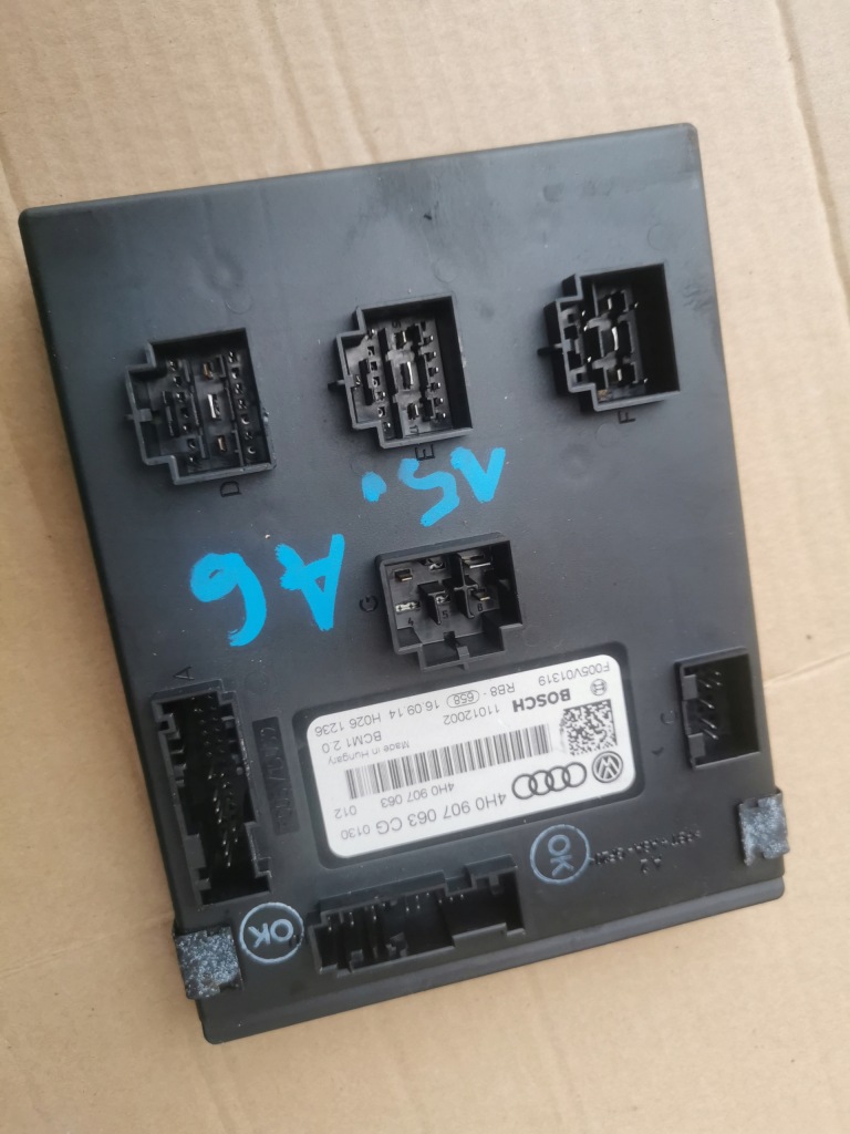 фото №1, Модуль коробка bcm audi a6 c7 2015 4h0907063cg