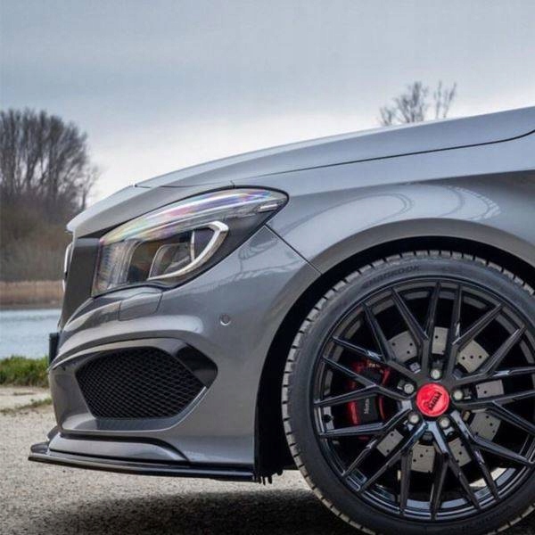 фото №1, Передний сплиттер mercedes c117 cla amg набор black