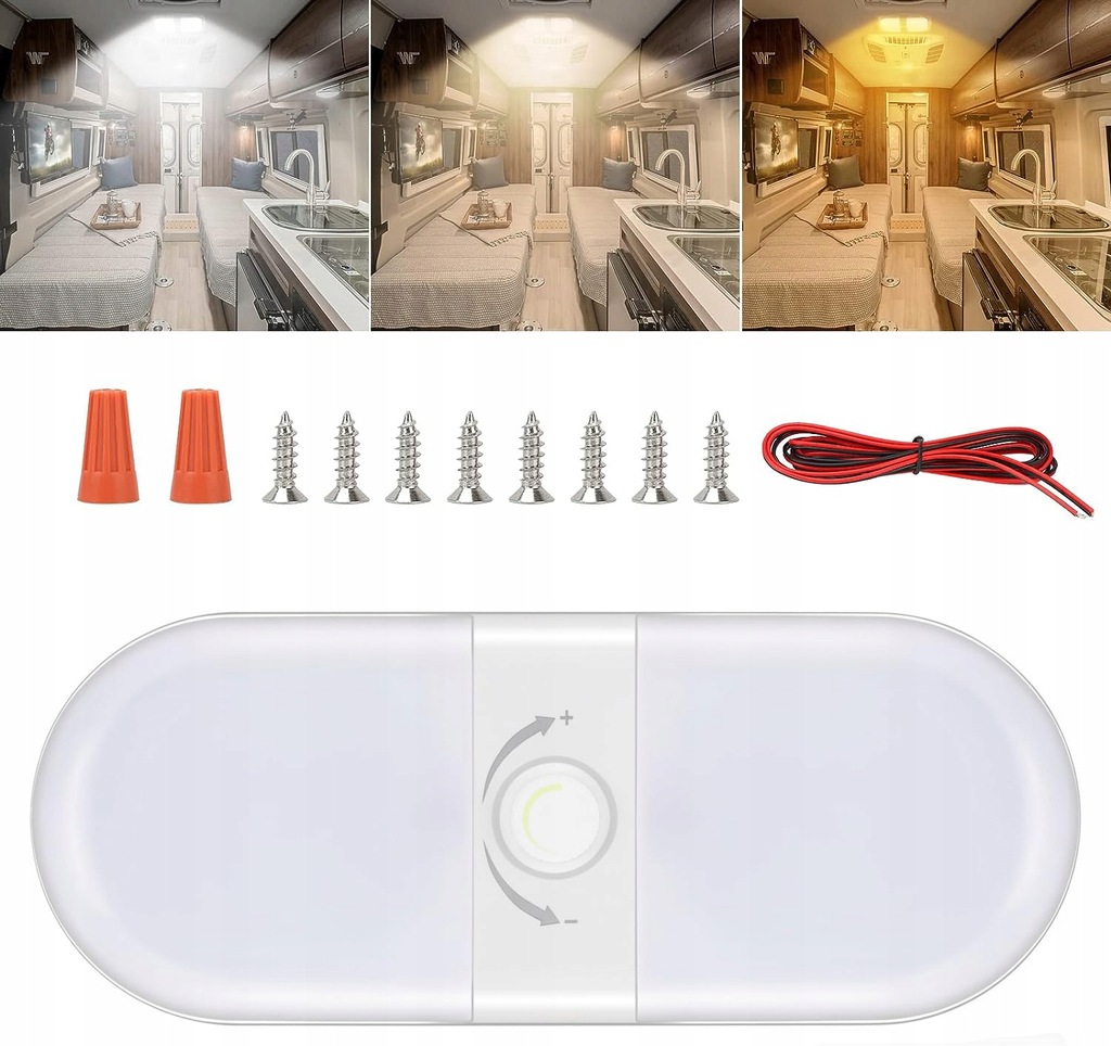 фото №12, Лампа led 12v потолочная do kampera rv прицеп kempingowa