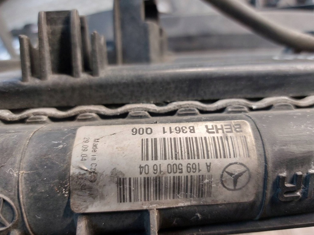 фото №6, Радіатор wody вентилятор mercedes w169 2.0 cdi