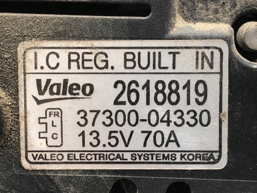 фото №5, Генератор kia picanto ii 37300-04330 1.0 69km 11-17