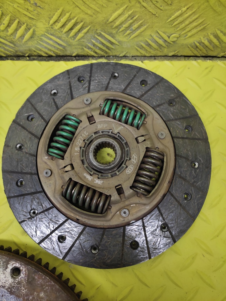 фото №7, Kia rio ii 1.6 сцепление kpl с колесом маховик